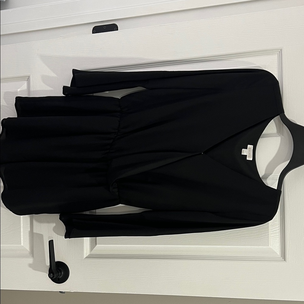 Decree Charcoal Long Sleeve Romper